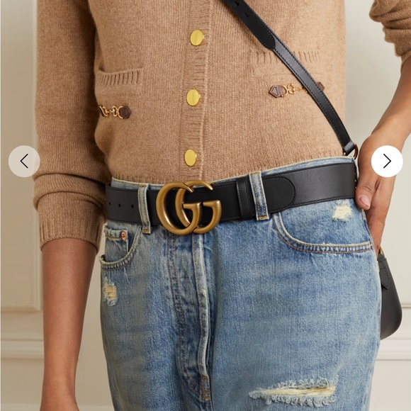 100% Authentic Gucci GG Buckle Belt - Picture 1 of 8